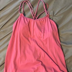 Lululemon cross cross back top size 6